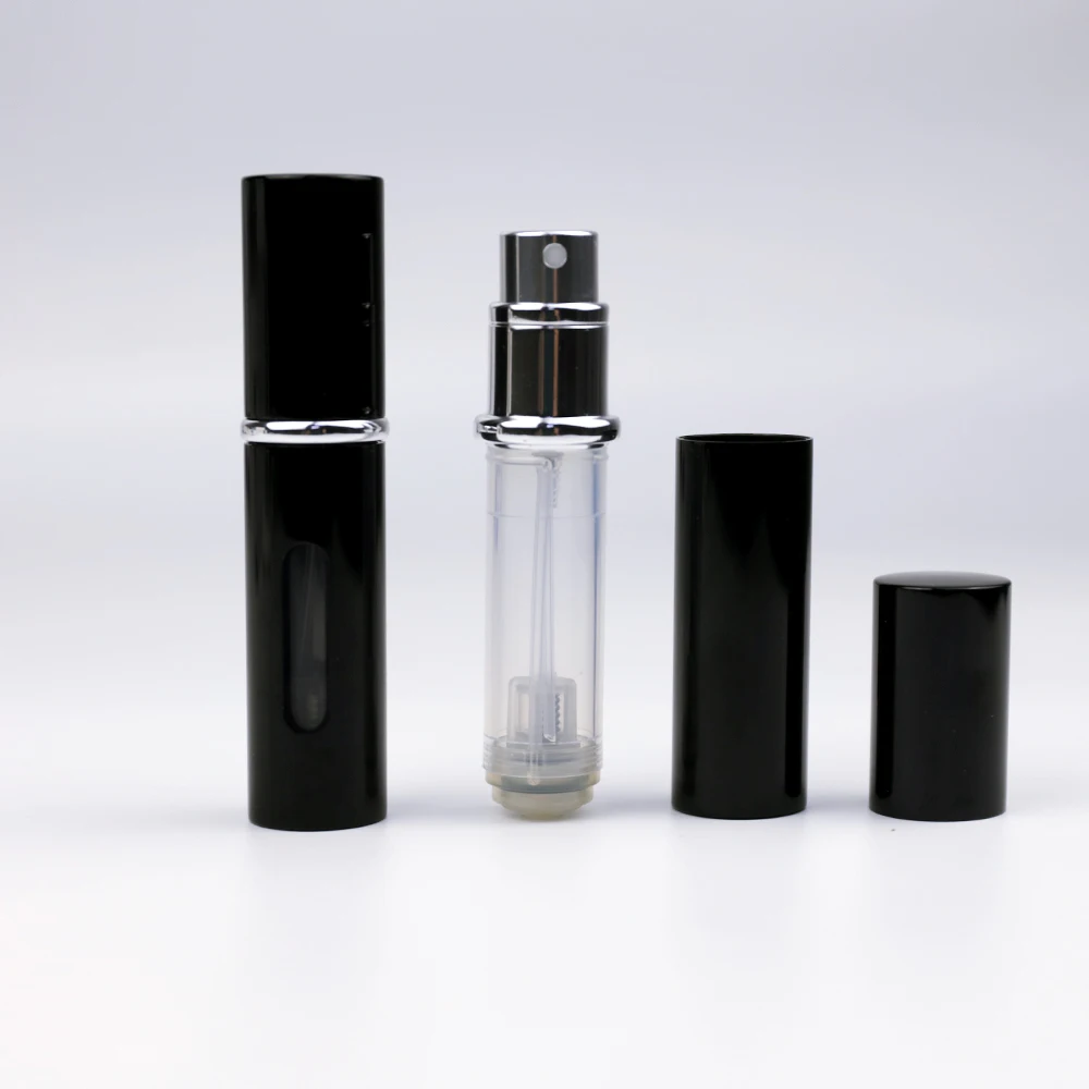 Custom Logo Bulk Buy Portable Travel Flat Bottom 5ml Refillable Perfume Atomizer Manufacturer