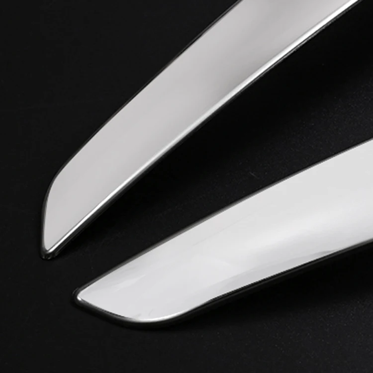 for Toyota Harrier 80 Auto Exterior Accessory Chrome Trims Car Rear Reflector Garnish