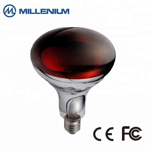 Millenium Infrared Heater Lamp R125 150W Warm Light Bulb For Animals