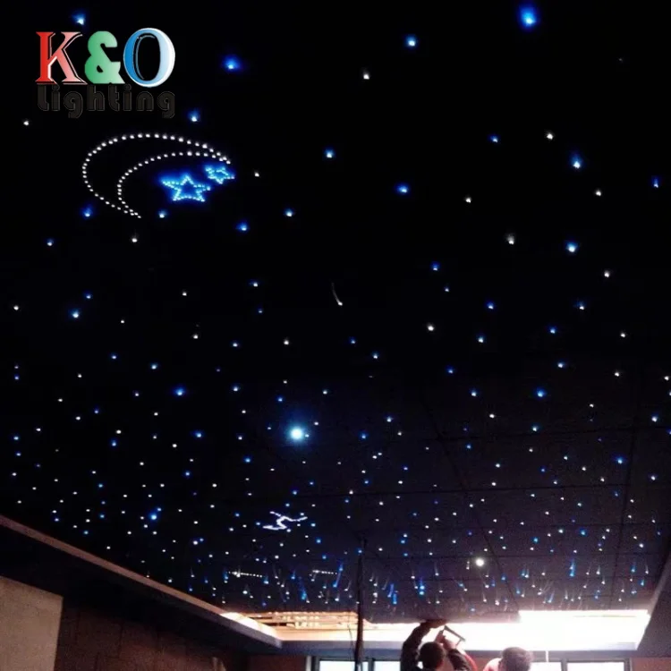16W RGBW LED Fiber Optic Star Ceiling Light Starlight Headliner Kit For Car / Home Theat