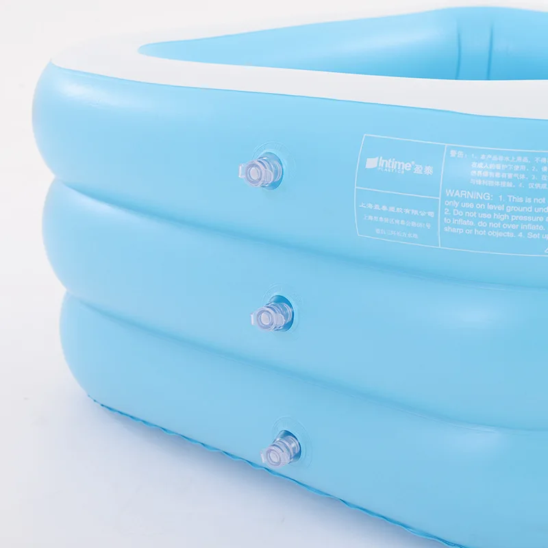 Popular Design Rectangular 130cm Small Inflatable Kiddie Pool