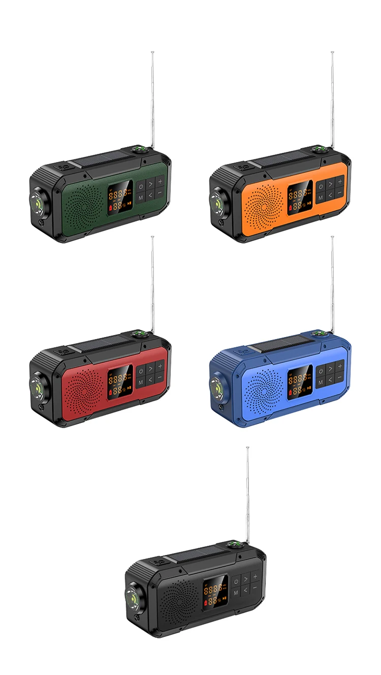 Best Selling Receiver Speakers Antenna 135-175Mhz Range L322 Vintage Radio With Solar Night Light