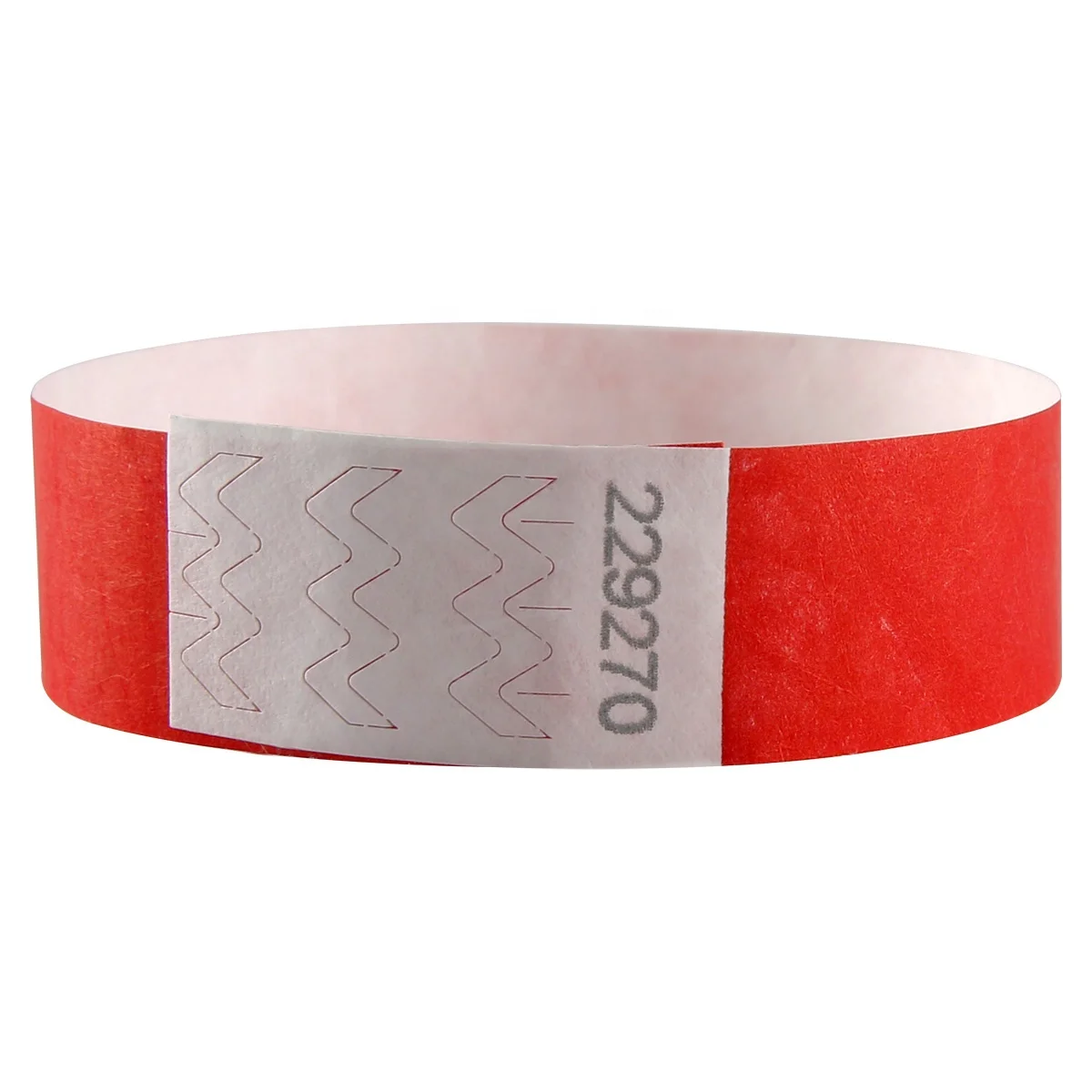19x250mm Paper Bracelet  3/4 inch Solid Color Tear Proof Disposable Printable Wristband for Event  New year Admission ID