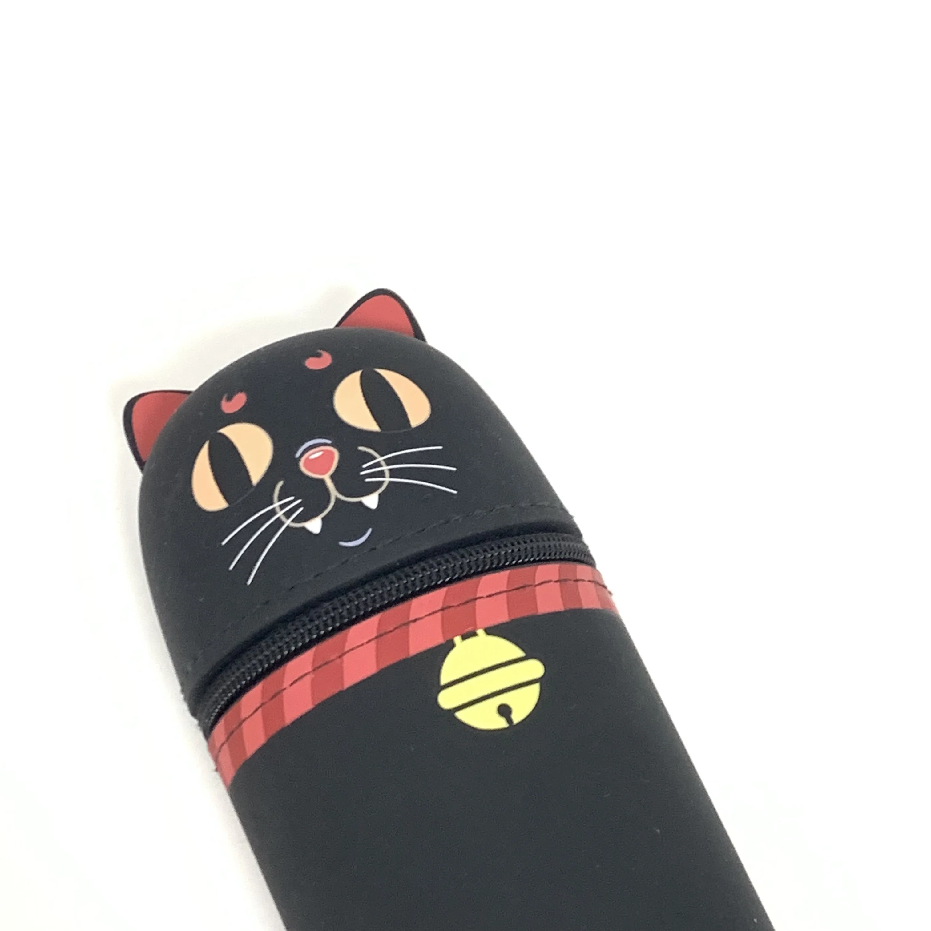 hot manufacturer new design flexible silicone pencil box case unicorn school student supplies pen pouch soft
