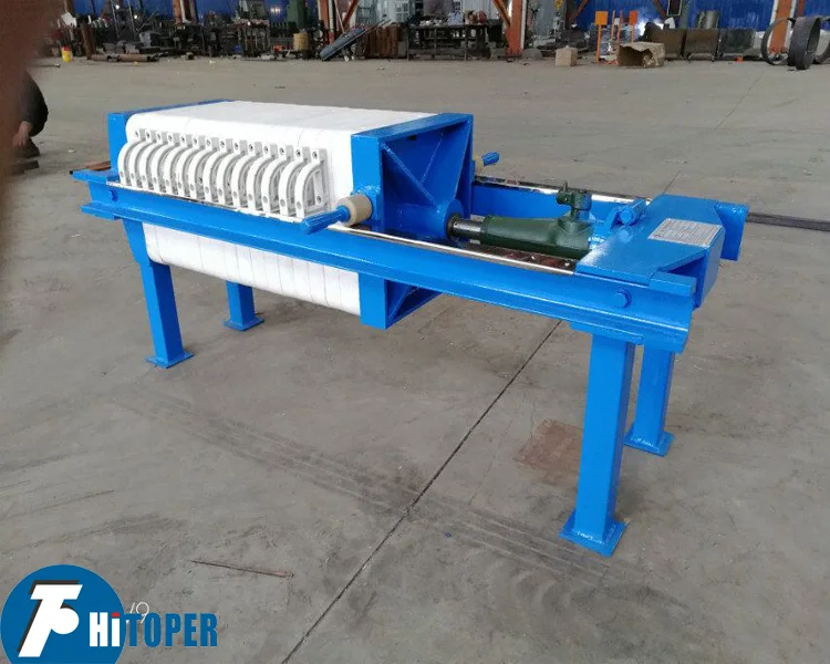 Copper filter press to treat copper tailing