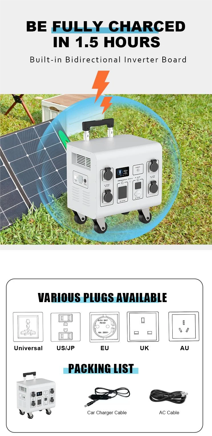shenzhen green power energy 600wh 1500w 3000w storage battery usb super eu socket portable solar power station