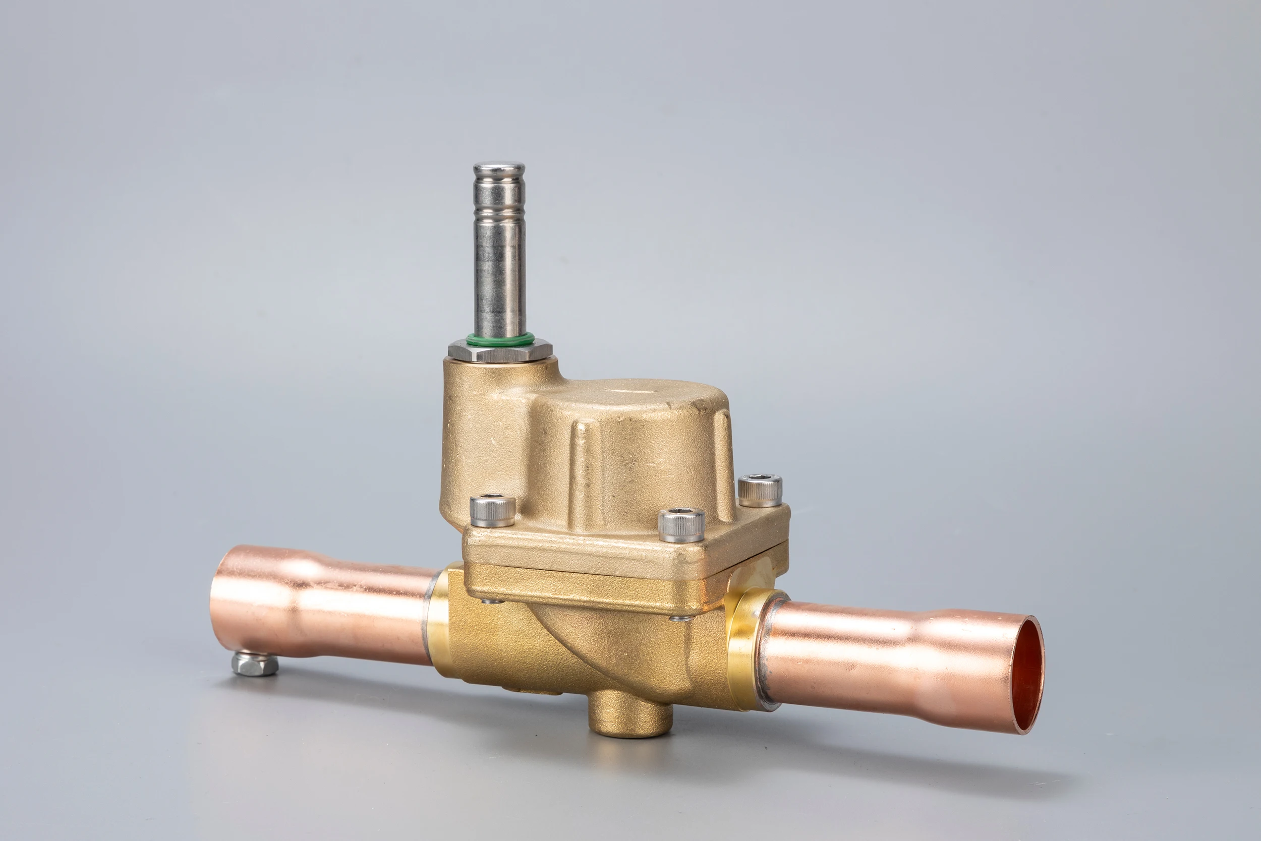 HONGSEN Ip65 Waterproof Coil HV Piston Type Solenoid Valve Refrigeration For Air Conditioning Systems Solenoid Valve