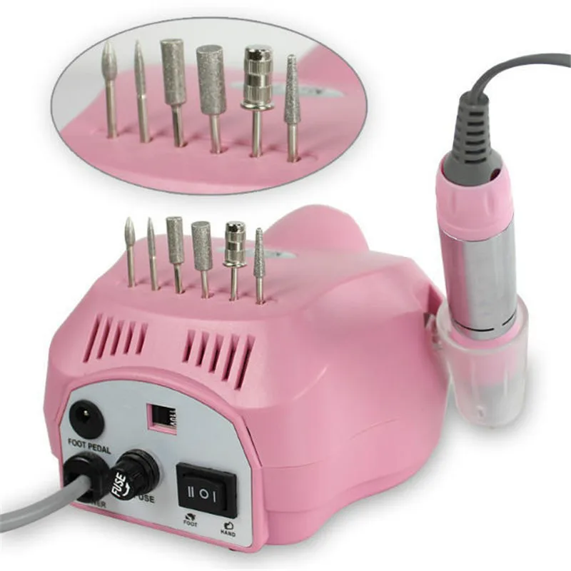 Professional Portable Nail Drill Electric Nail Drill Machine Manicure 35000 rpm with Bits Set