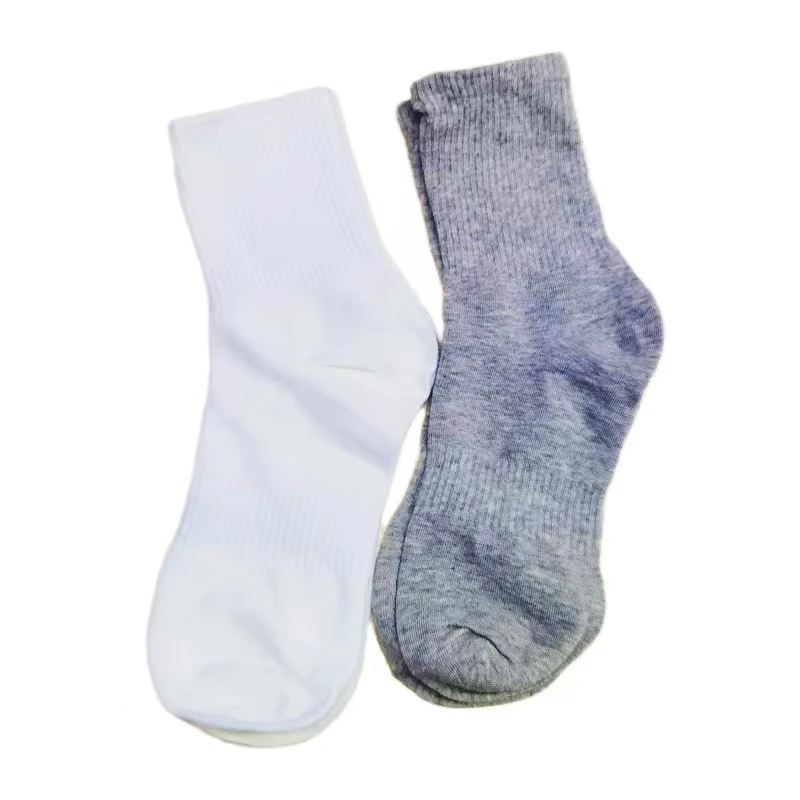 Pure Color Wholesale Unisex Low Ankle Sport Socks Wool Anti Slip Classic Crew Socks