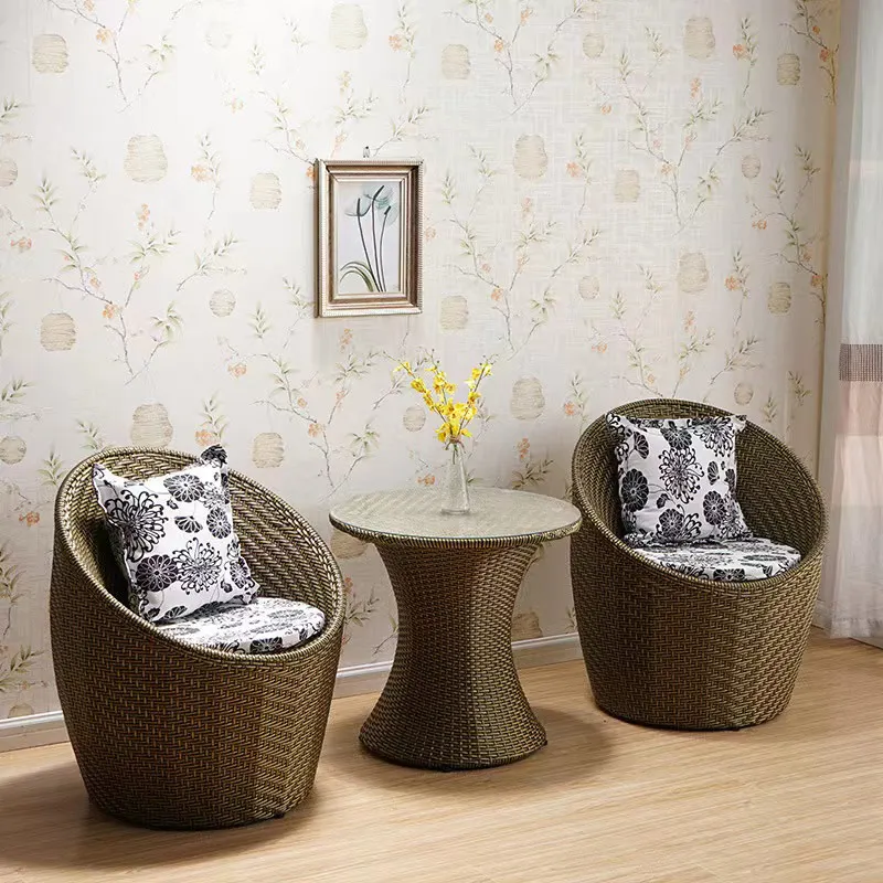 Outdoor Furniture Garden Optional Color Modern Rattan Chair Material Plastic