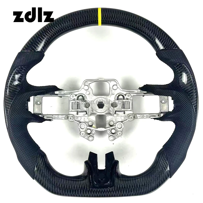 Factory wholesale auto parts for mustang steering wheel 2015 2016 2017 2018 2019 2020 2021 2022 GT steering wheel customizable