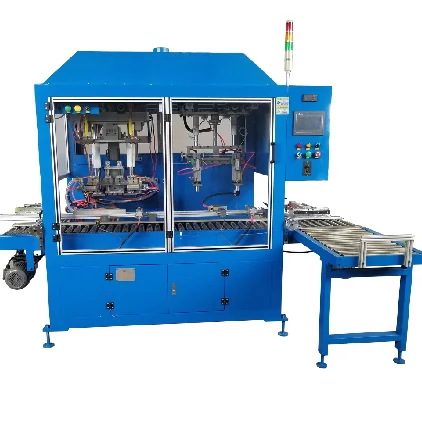Fully automatic terminal welding and height testing machine