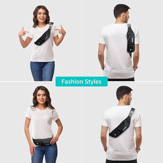 Breathable fabric sewing wallet fanny pack best fanny pack  fashionable waist pack lightweight fanny packs