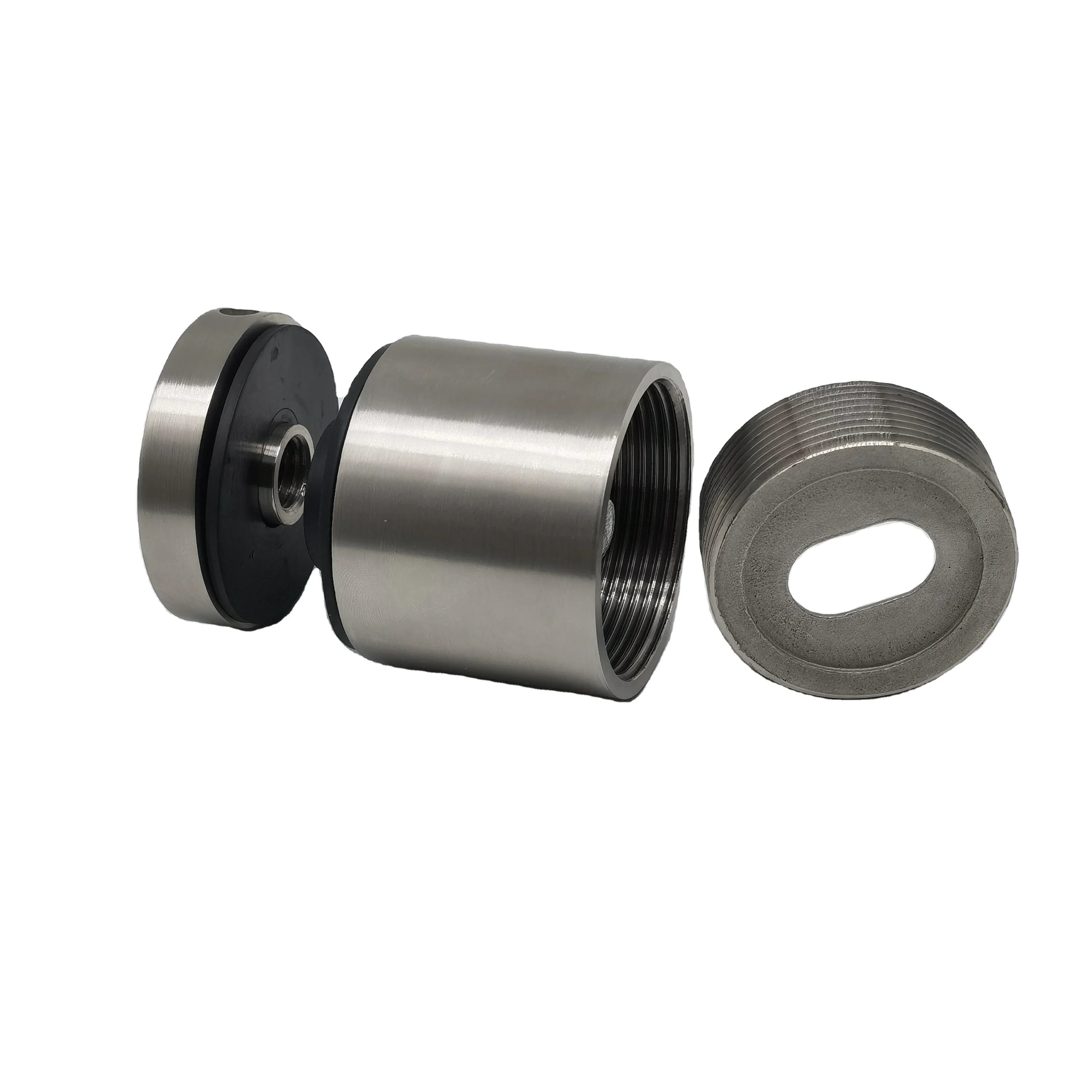 Glass stair hardwares chrome standoffs glass fitting glass balustrade