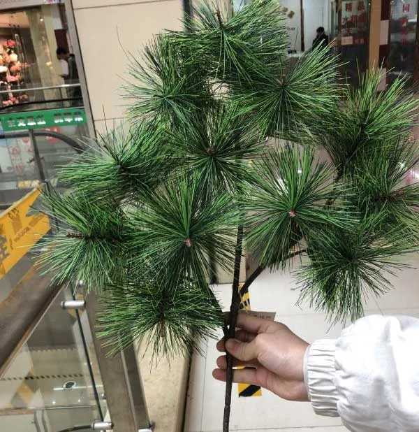 High simulation Christmas decorative wholesale artificial  evergreen pine tree branch