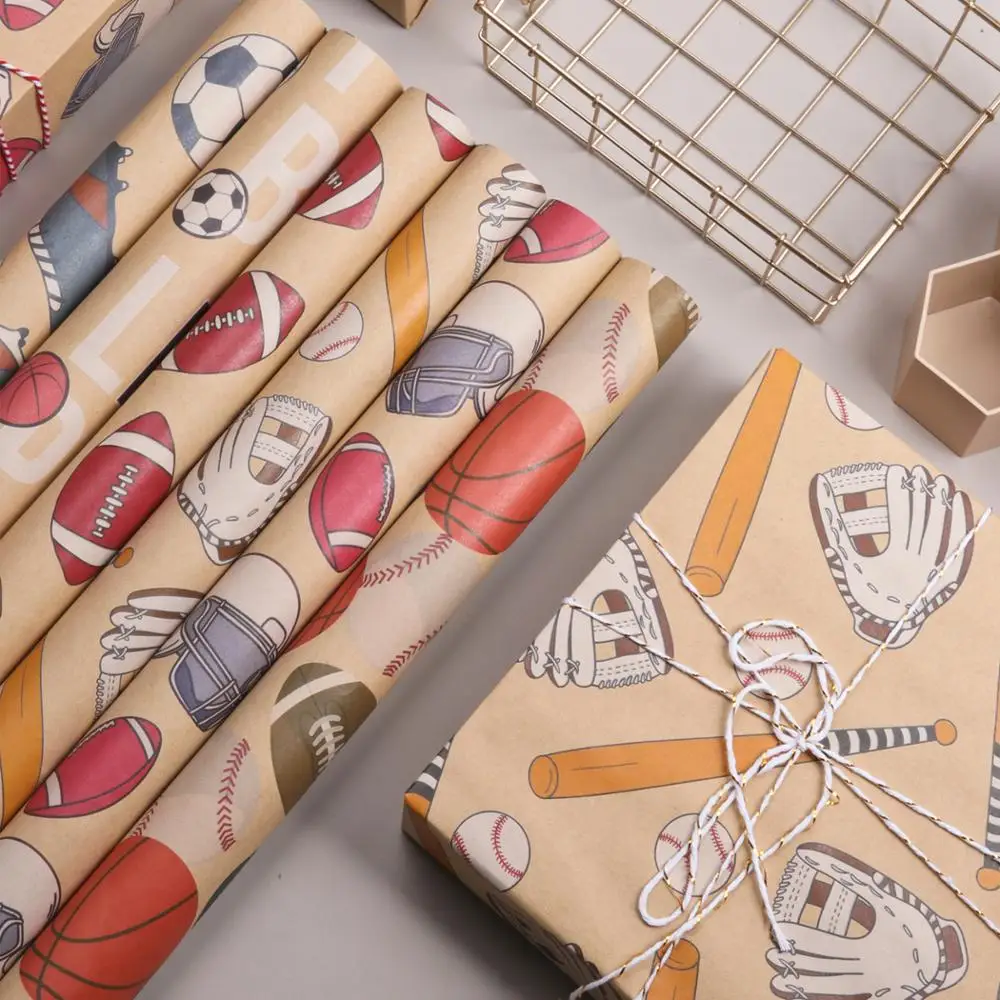 
Wholesale Brown Kraft Paper Gift Wrapping Paper 