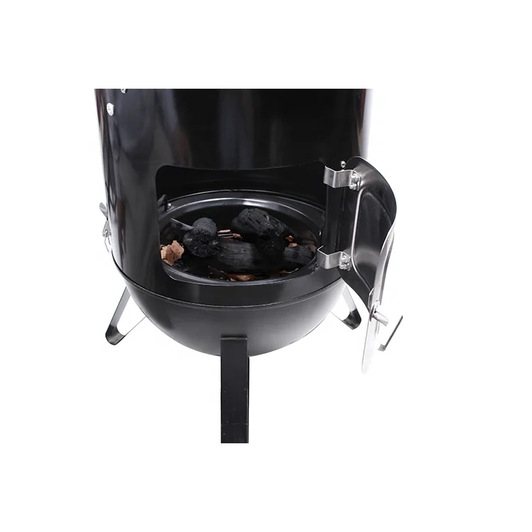 new product ideas  Hot sale 3 in 1 Black barrel charcoal grill outdoor BBQ  grill vertical charcoal grill