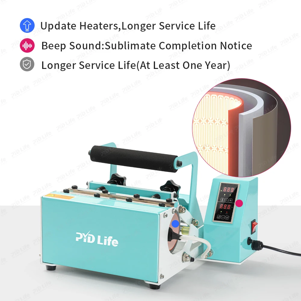Склад PYD Life USA Бесплатная доставка HPN Craft Pro Сублимация 20 унций 30 тонкая кружка печатная машина тумблер термопресс