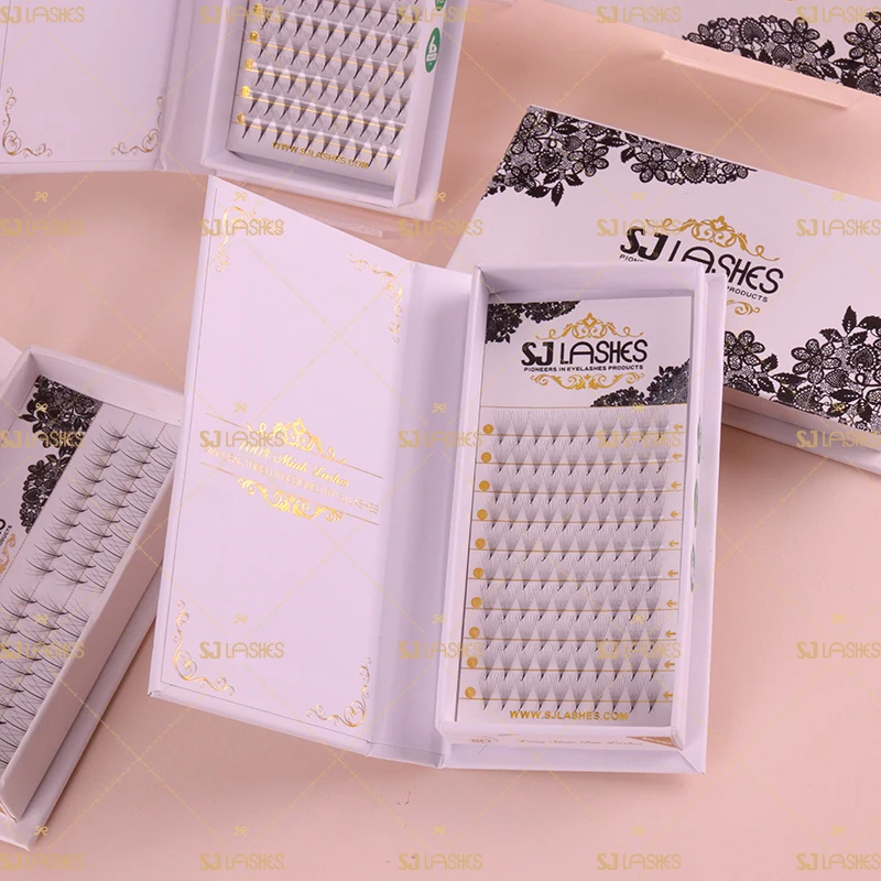 Wholesale Premade Volume Fan Eyelashes Handmade Pre Fanned Eyelash Extension