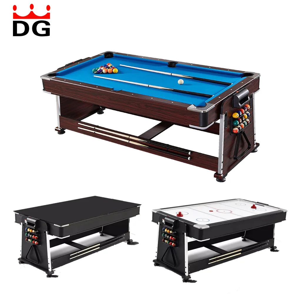 7ft snooker & billiard hot-selling billiard pool table air hockey ping-pong functions 4 in 1 multi game table