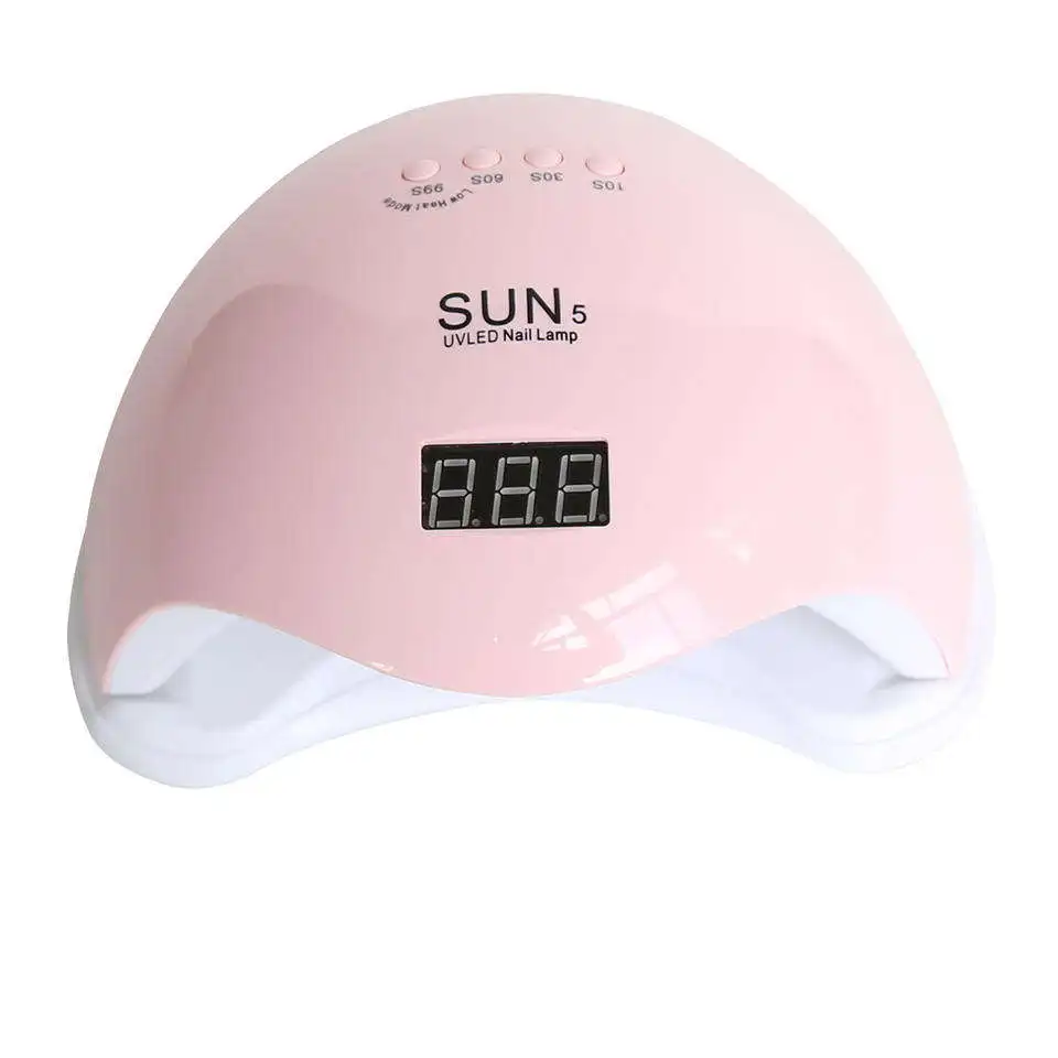 Портативный и мини Sun5 48 Вт лампа для ногтей Светодиодная УФ-лампа с автомобильным датчиком гель-Сушилка Маникюрный Инструмент