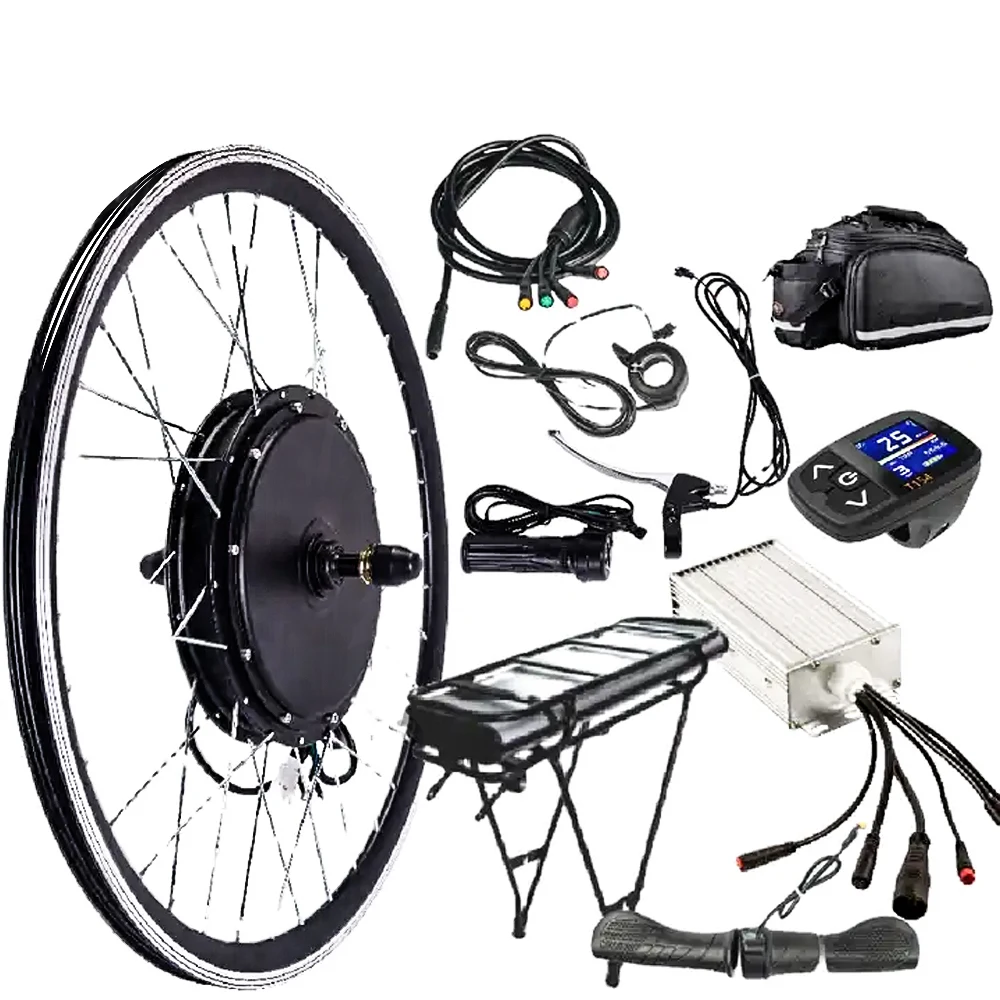 1500w 3000w 26 27 28 Inch E-bike Electric Bicycle Conversion Kit LED Lithium Battery 2000W 26 Cruiser Bike Beach Bicycle
