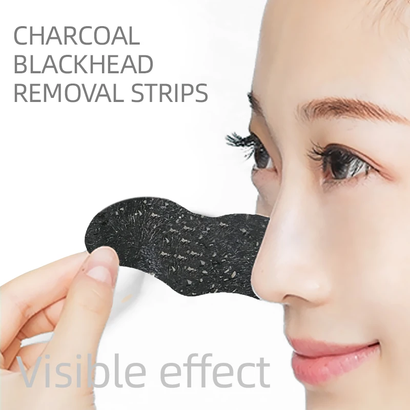 Coazon Charcoal Blackhead Peel Off Removal mask Deep Cleansing Pore Unclogging strips nose and chin blackhead strips for women