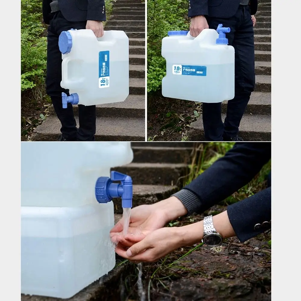 Desert Fox Camping Bucket 10L/15L/18L/23L Water Container Bottle Car Buckets With Tap Outdoor Hiking Picnic Water Storage Tank