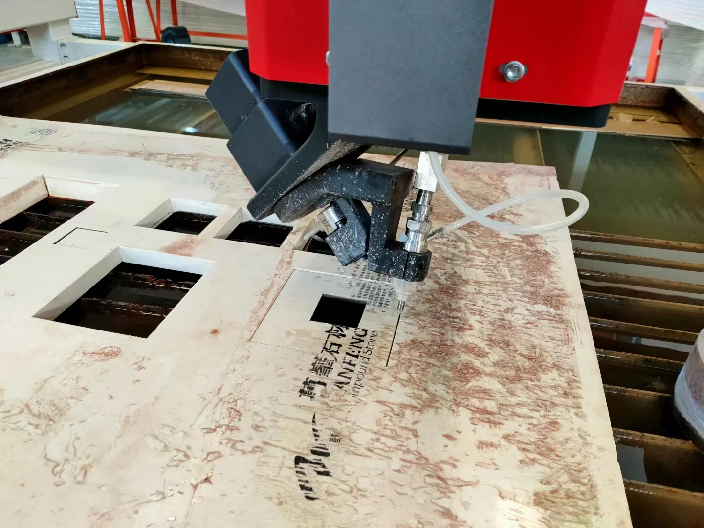 Equipment to cut marble tile high productivity stone machinery granite waterjet cutter