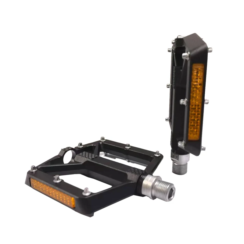 KEREACHY factory customized 3 bearings with reflector bicycle pedal mountain bike pedal high strength non-slip bicycle pedal