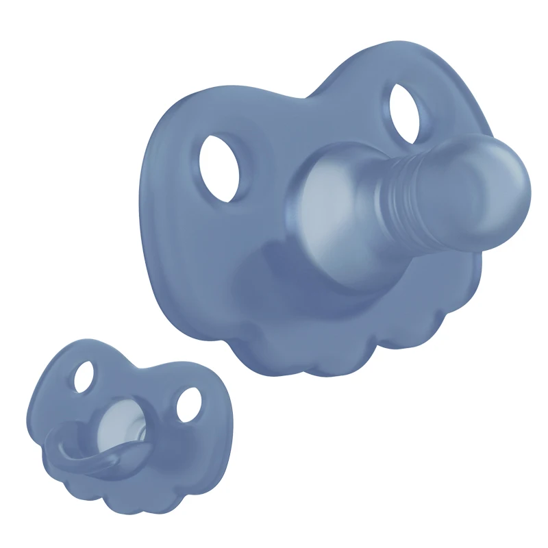 100% Food Grade Soft Liquid Silicone Baby Soothe Nipple Pacifier BPA Free Eco Friendly Safety Silicon One Piece Standard