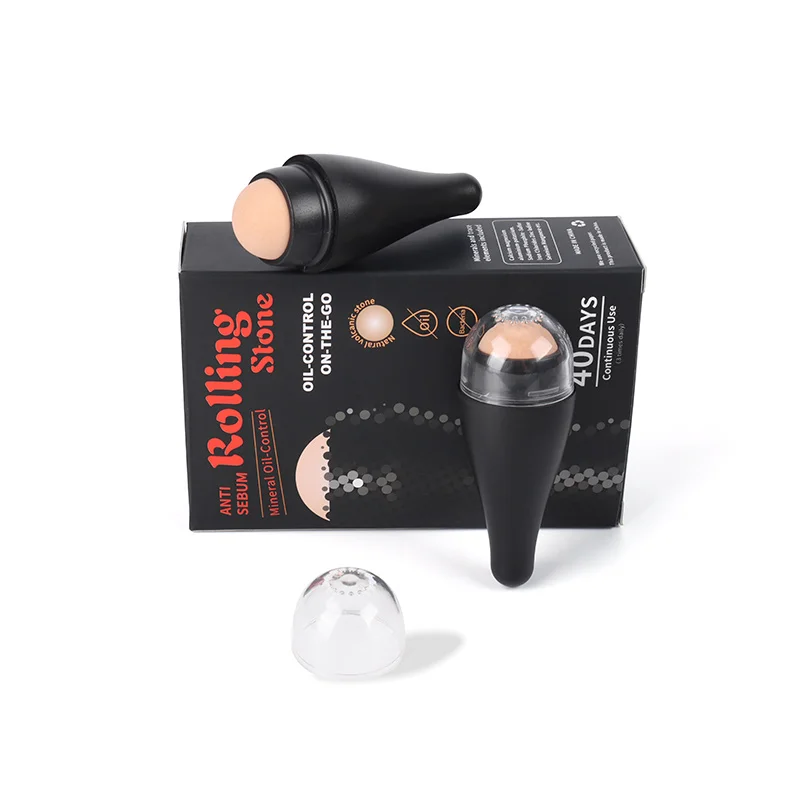 Новая продукция Hollyren 2022, натуральный вулканический камень, контроль жирности лица, Т-зона, масляный поглощающий ролик 360, масляный поглотитель вулканического камня