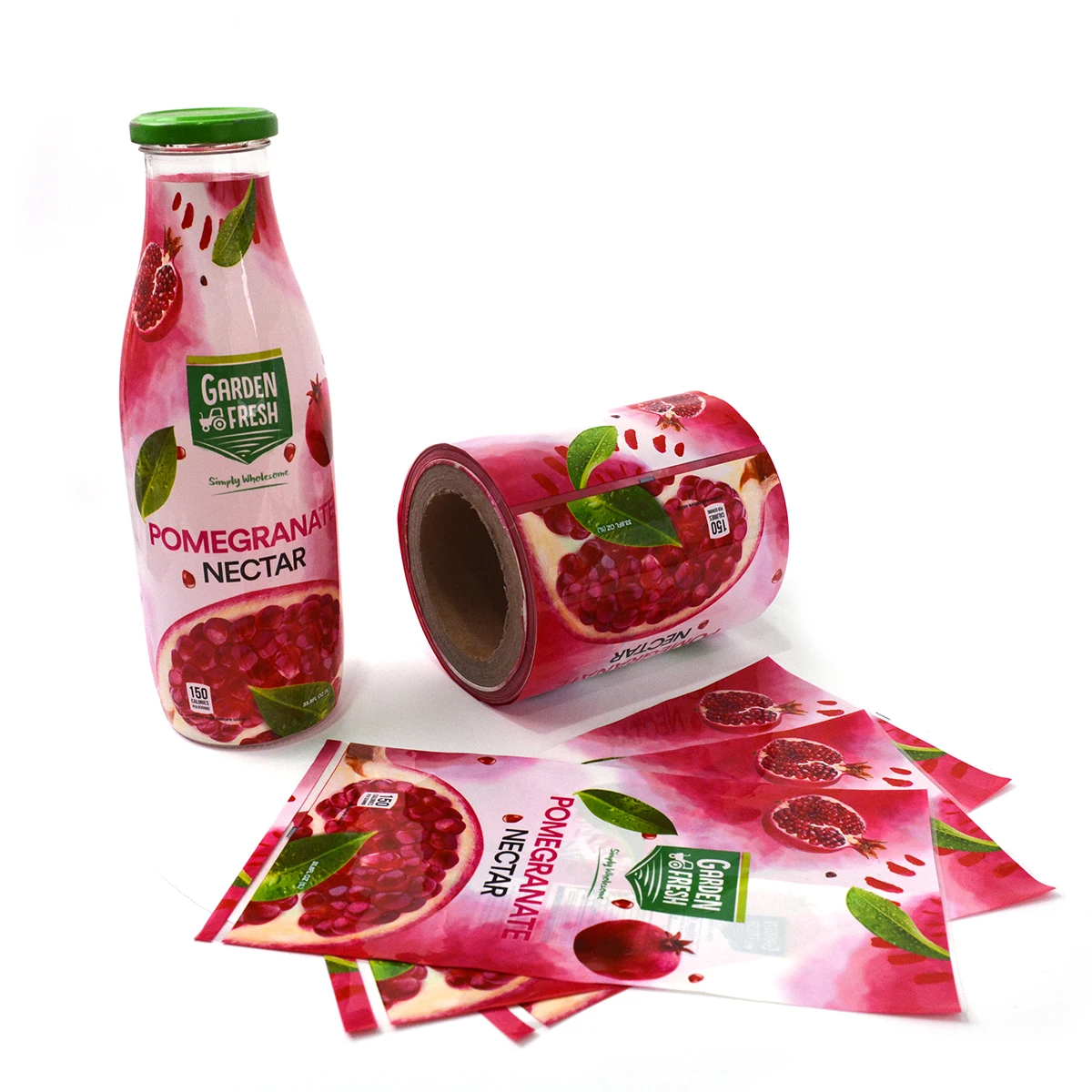 Waterproof Shrinkable Sleeve Heat Shrink Film Wrap Custom Printed Sleeve Label for Glass Plastic Metal Bottle Can Jar