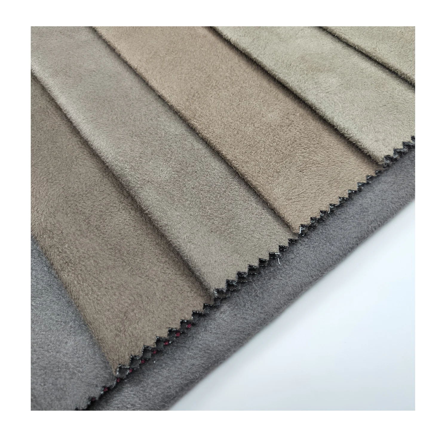 Khaki Dark gray weft Suede Dyed 100% Polyester sofa cover living room sofas faux suede fabrics Protective Waterproof chair Cover