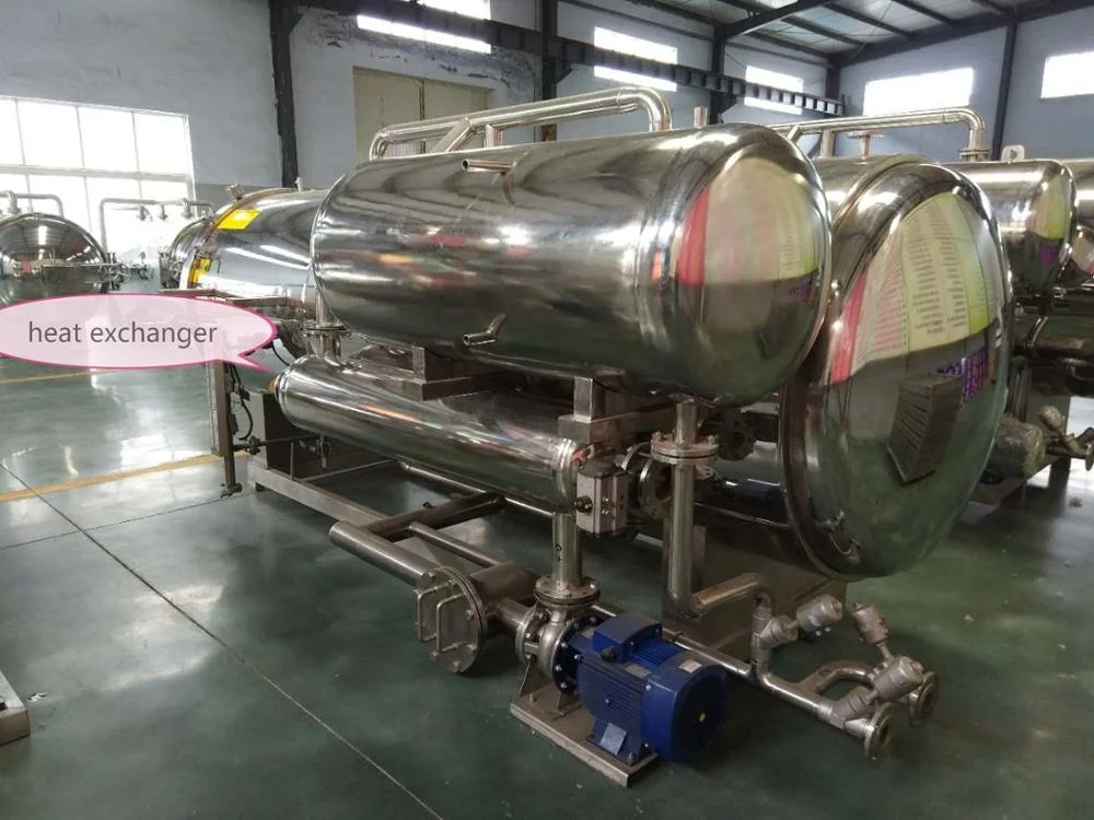 Industrial Batch Water Shower Autoclave For Canning