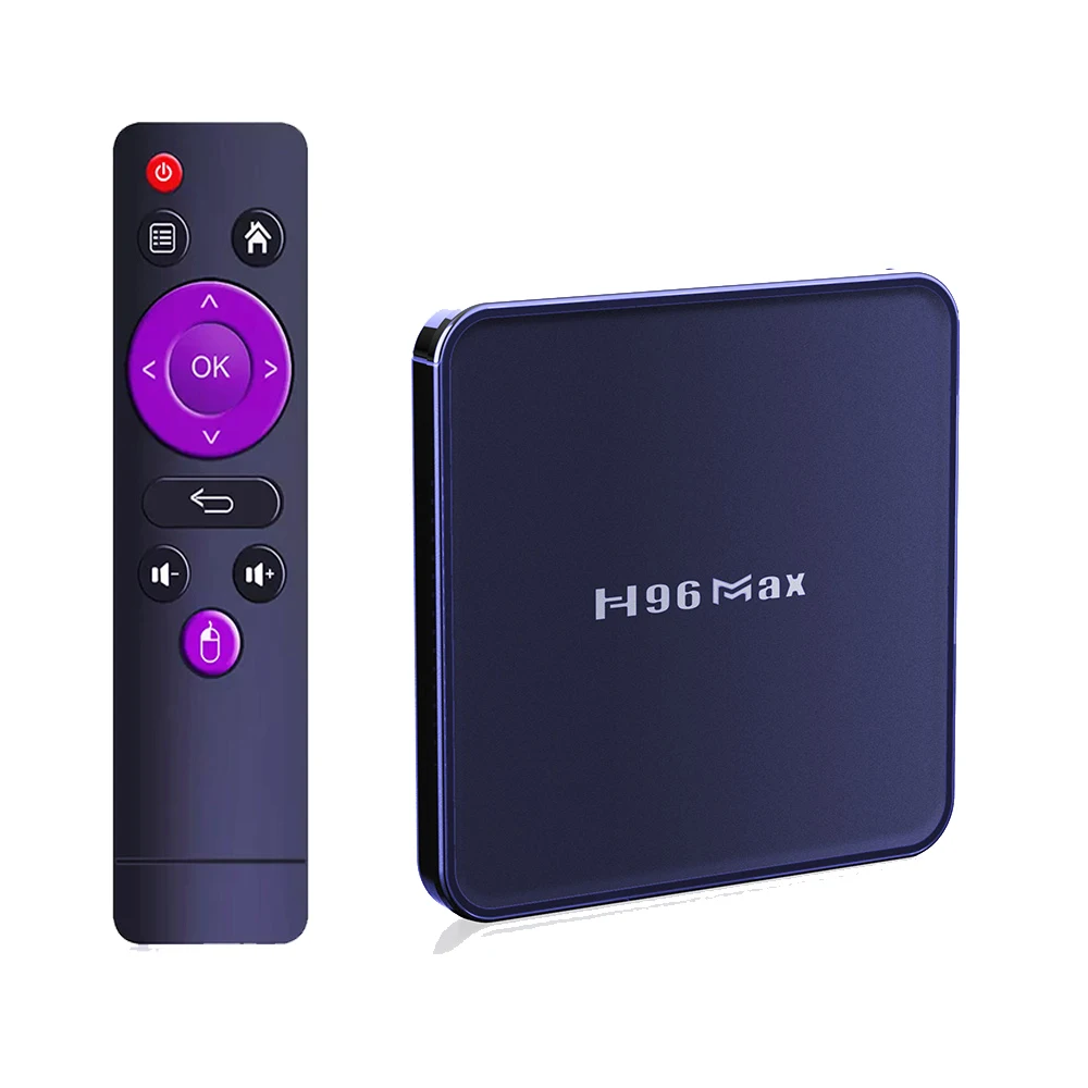 Android 12 TV Box H96 Max V12 RK3318 4GB RAM 32GB/64GB ROM Dual Wifi 4K Media Player H96Max Smart Set Top Box