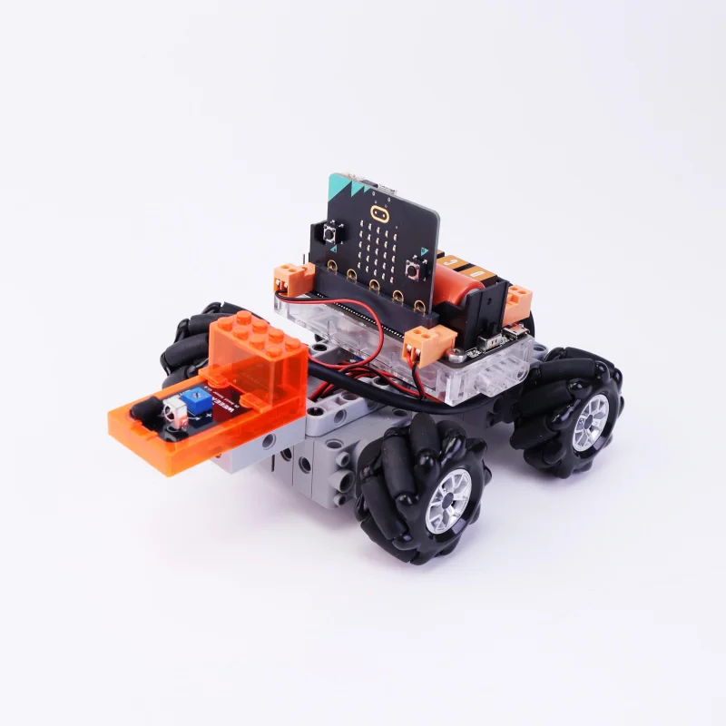  4WD micro:bit V2/mPython Board Mecanum Robot Car