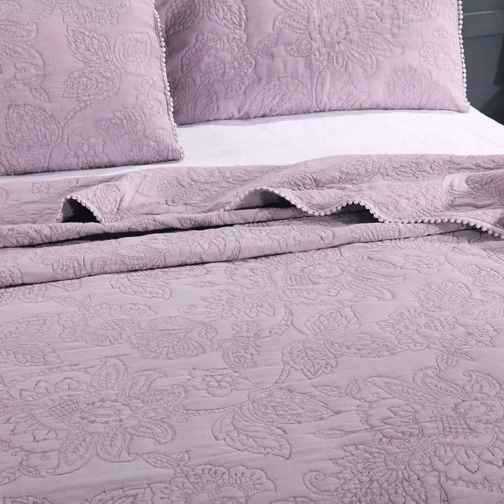 stone washed Quilt set Microfiber Oversize Bed Comforter Edredones Bedding Sets Soft OEM Customized Ribbon Gsm Technics Warm