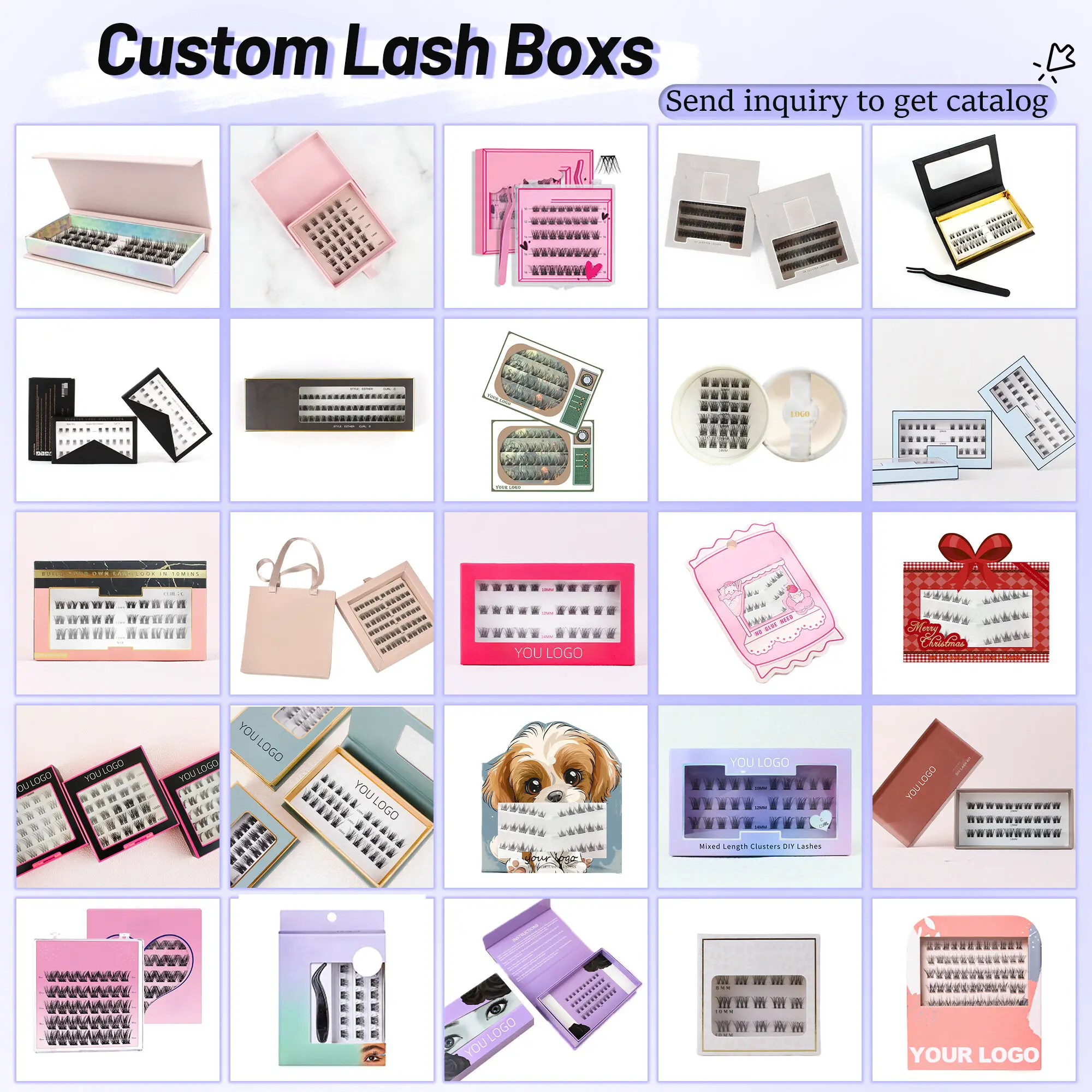 vegan bonding reusable pre glued cluster lash private label lasting 5-7 days press on lash waterproof self adhesive diy lash