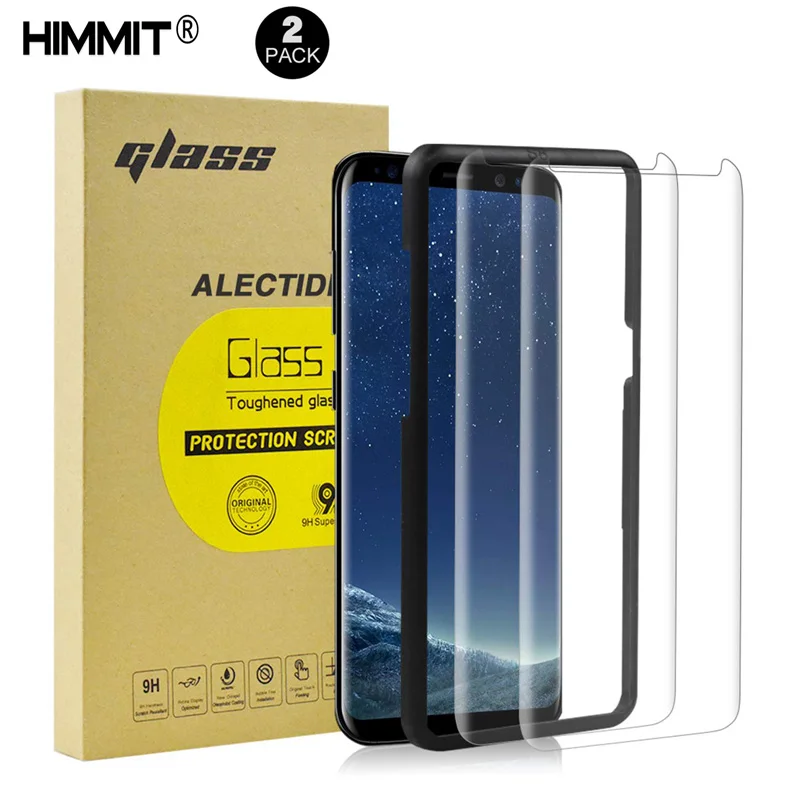 3D Curved Clear Case Friendly Tempered Glass For SAMSUNG S9  Screen Protector For Galaxy s9 S8+ Note 8 side glue
