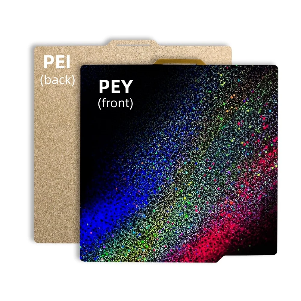 Красочный лист YouQi Starry PEY PEI 257x257 мм Магнитная пружинная стальная пластина для сборки лаборатории Bambu P1P X1