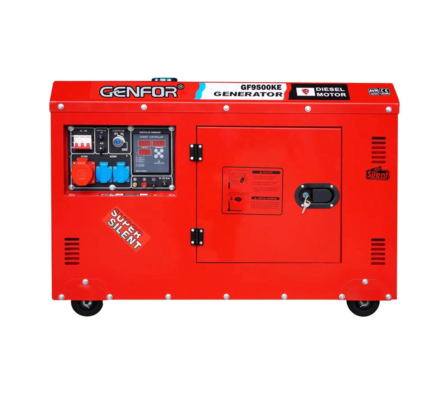 GENFOR  brand 8KW 9KW 380V 400V single phase and three phase  generator Diesel generators AVR