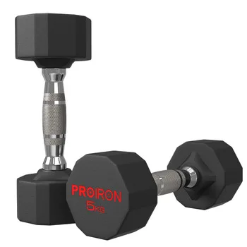 PROIRON Iron Hex Dumbbells New Automatic Customized Black Durable Weight Lifting Equipment