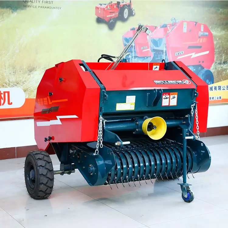 Best Selling Automatic Hay Baling Machine Hay Tractor Trailed Baler Prices Alfalfa Bales Bundling Machine Cornstalk Baler