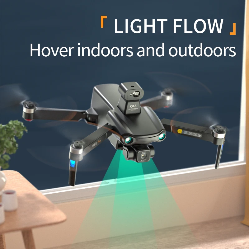 S802 Long Distance Remote Control Quadcopter Follow Me Gesture Photography Video Recording Foldable Drone Toy with Camera & GPS