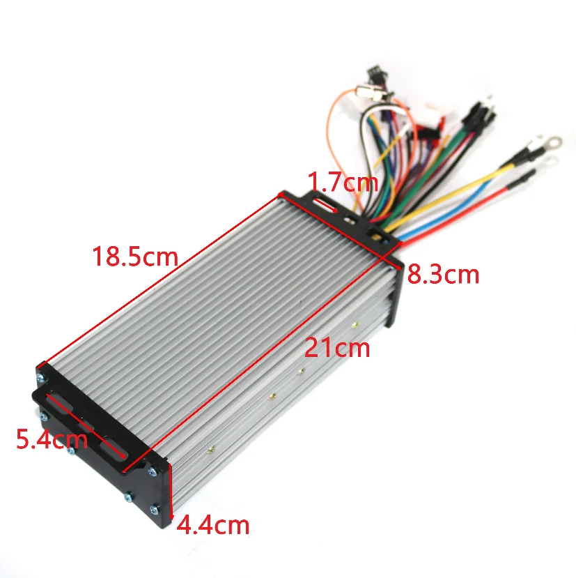 GREENTIME Electric Ebike Controller 36V/48V/52V/60V 800W 1000W 35A Brushless DC Motor 24V GT-100 Display One Set