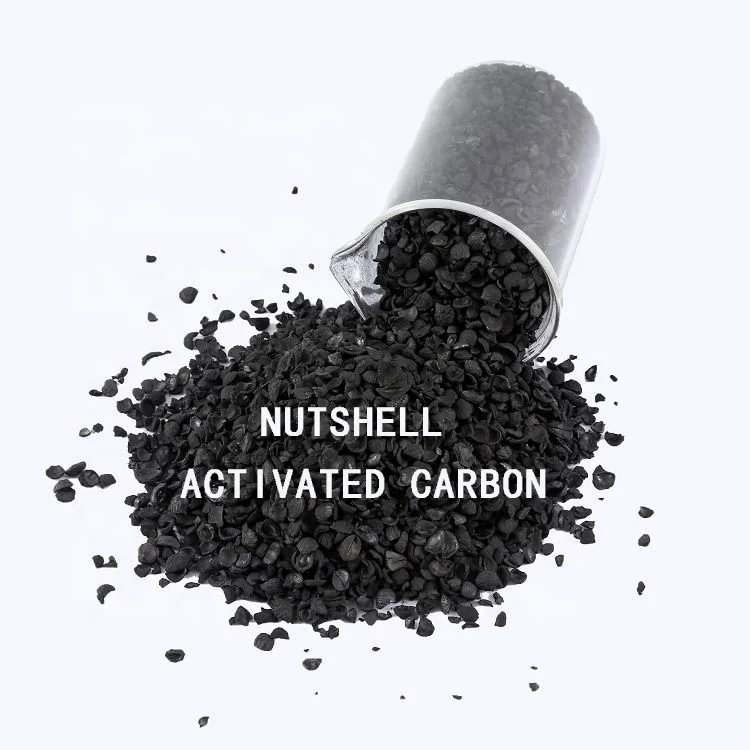 Black particles/Granular 99.9%min Nutshell activated carbon for Drinking Water Treatment