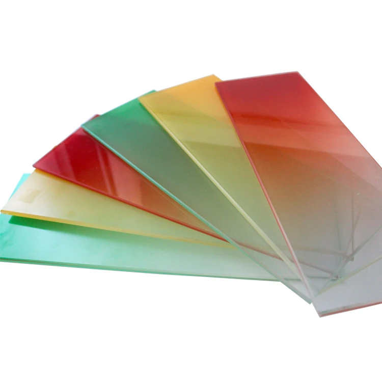 China factory good price 3D digital printing hardened glass architectural decoration tempered spray-painted glass