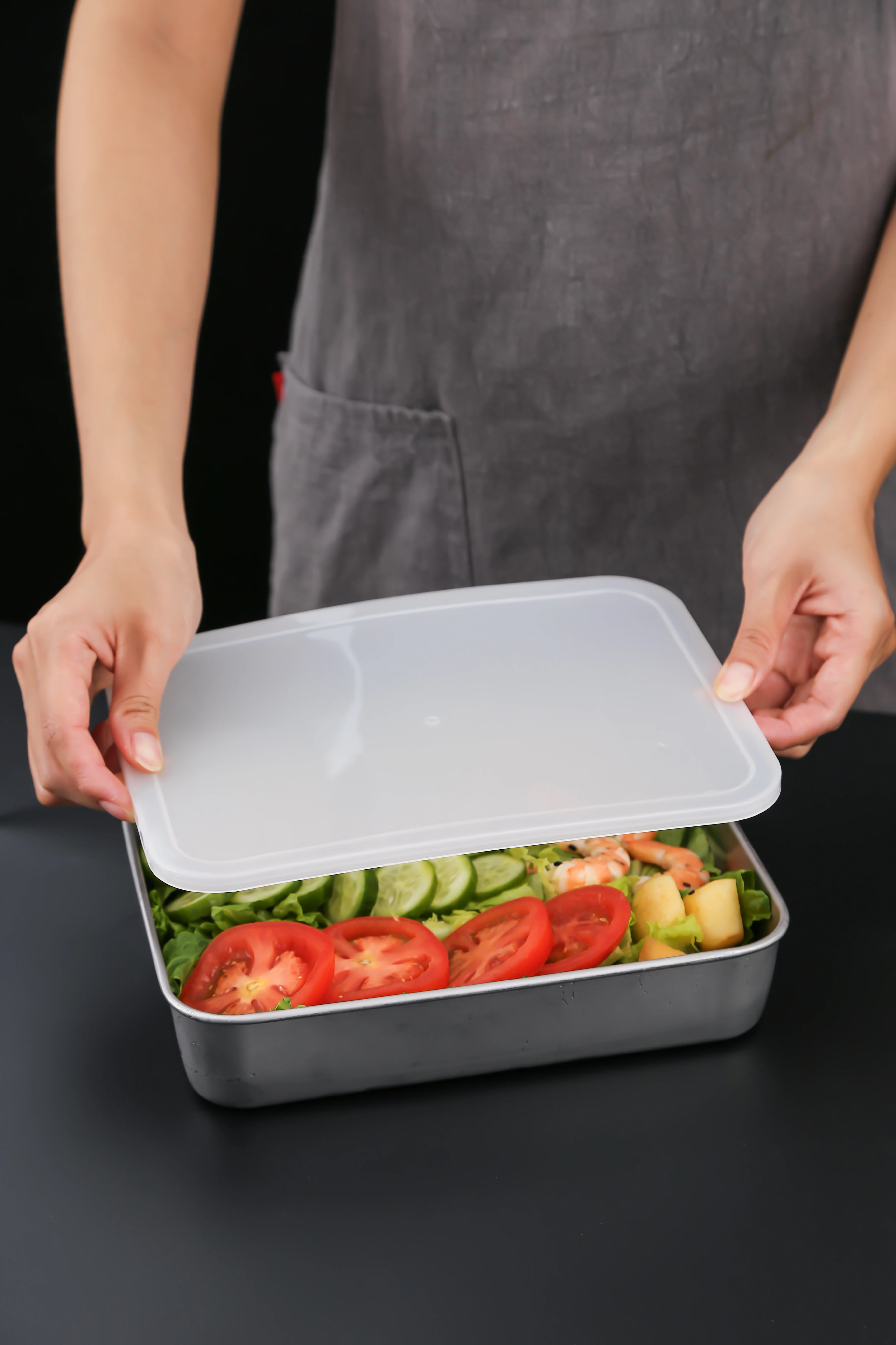 Multifunction food grade bbq serving trays stainless steel baking tray for biscuit and roast