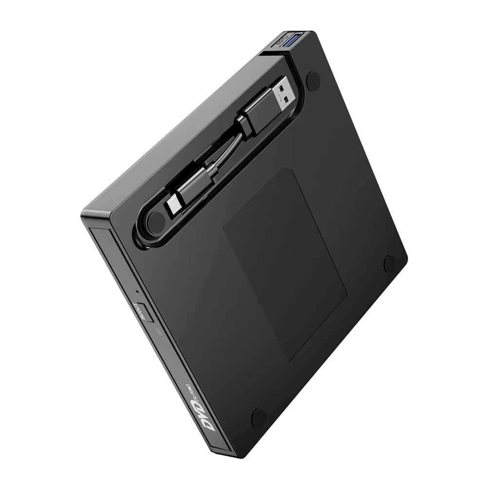 2024 7-in-1 EDD30 V2 External DVD Drive new Type-C+USB3.0 Optical CD-RW DVD-RW Writer Burner Free Drive For Wins Laptop Computer